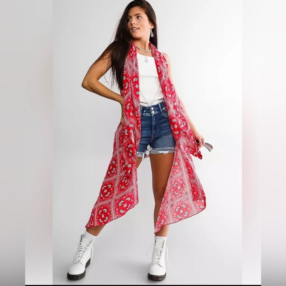 DAYTRIP bandana print kimono